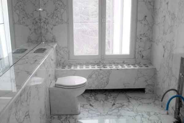 Flash expositie Lenen Badkamer natuursteen badkamer graniet marmer composiet Brussel